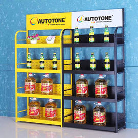 Estante de exhibición multifuncional AUTOTONE, Estante de exhibición de pintura automotriz, Estante de exhibición para estaciones de servicio de gasolina Sinopec proveedor