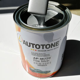 Colores metálicos para pintura automotriz de fábrica en China 1K, Pintura automotriz directa de fábrica 1K Basecoat metálico Colores plata aluminio proveedor