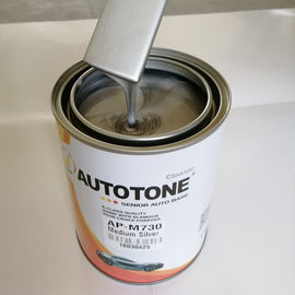 Colores metálicos para pintura automotriz de fábrica en China 1K, Pintura automotriz directa de fábrica 1K Basecoat metálico Colores plata aluminio proveedor